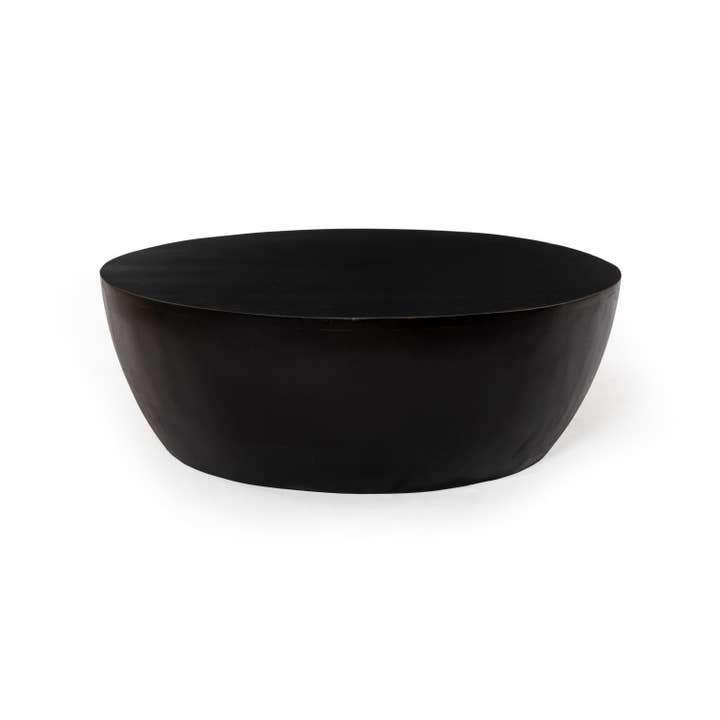 Rao Emporium - Wholesale Coffee Table - Black Drum solid Wood coffee table