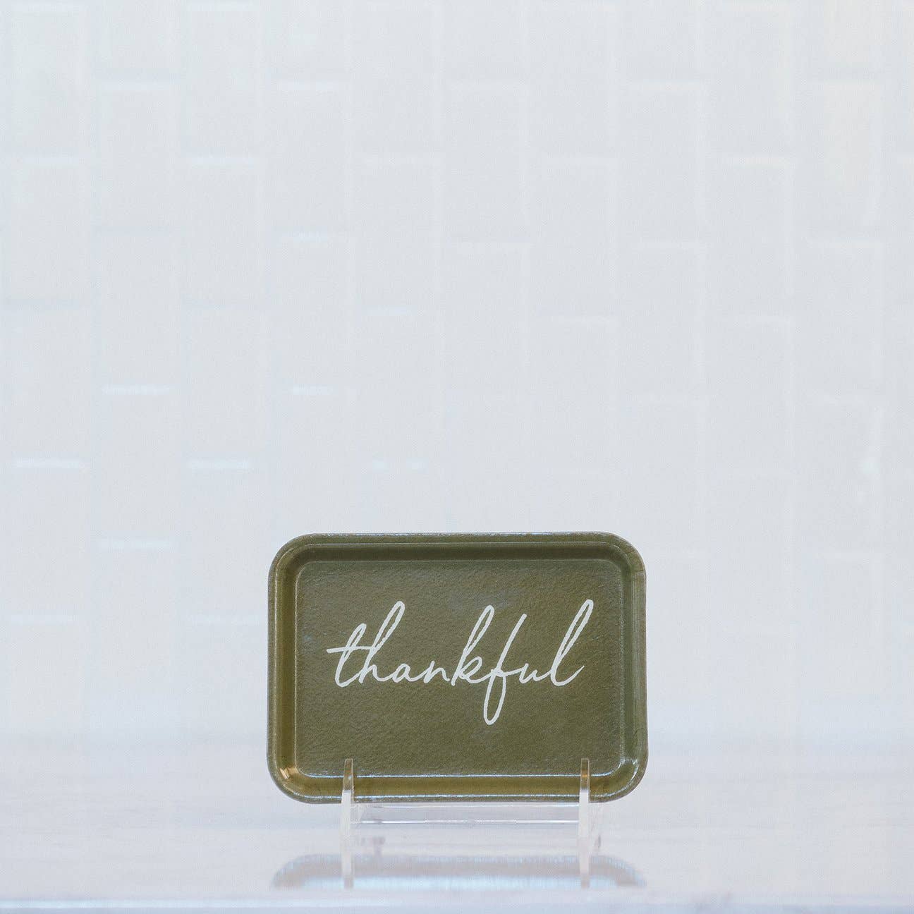 Finding Home Farms - Wholesale Decorative Tray - Decorative Gathering Trinket Tray, Thankful (Thanksgiving)1