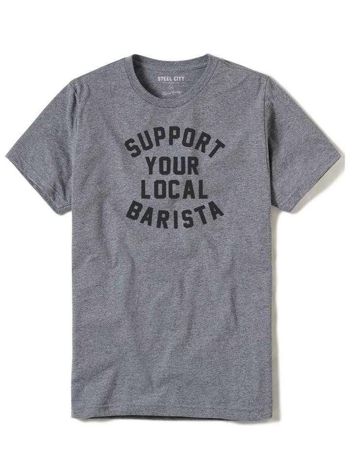 Gray Support Your Barista for wholesale on Faire