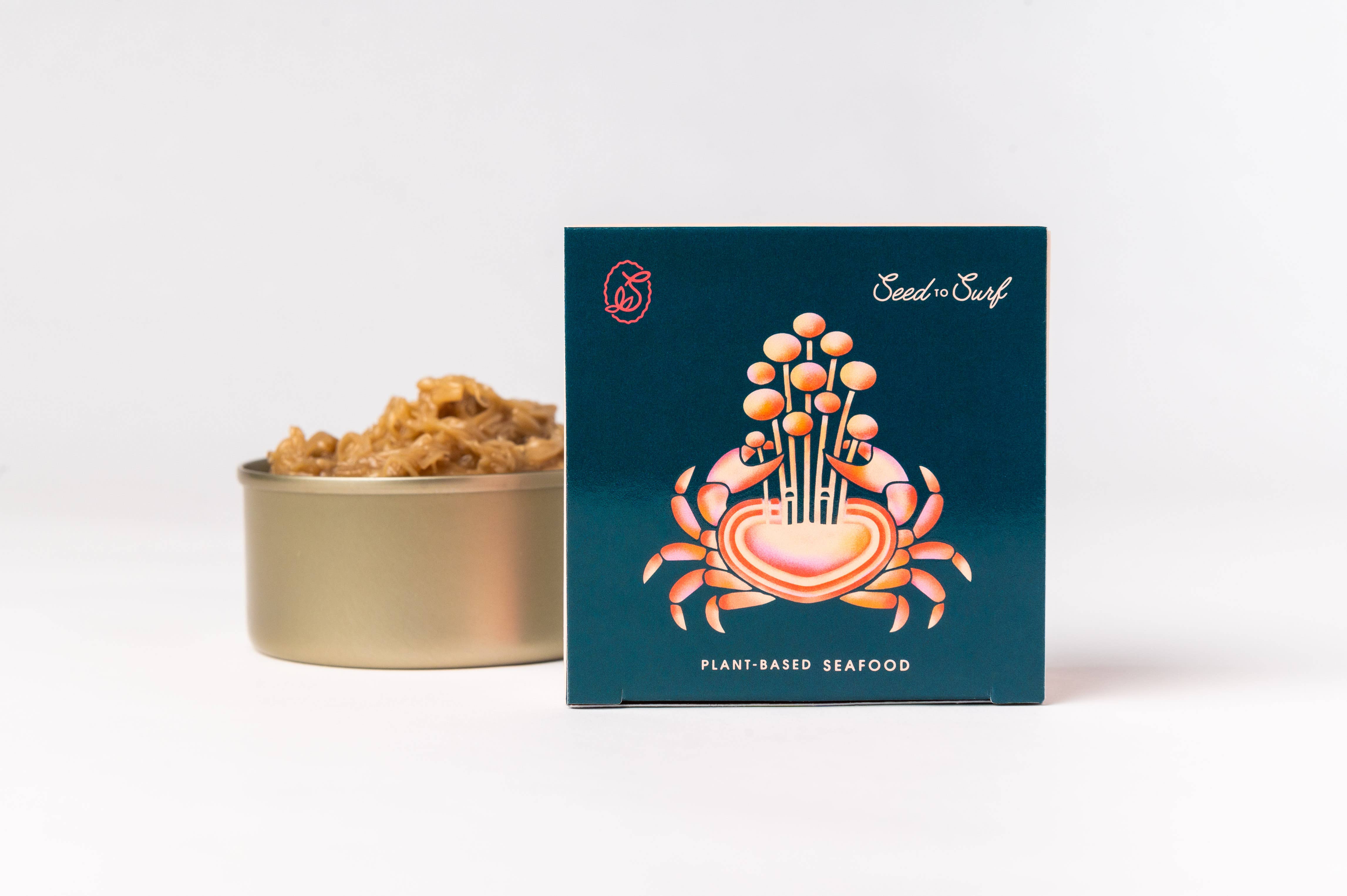 Seed to Surf - Wholesale Shelf-stable prepared meal - Enoki Mushroom Snow Crab (Vegan)