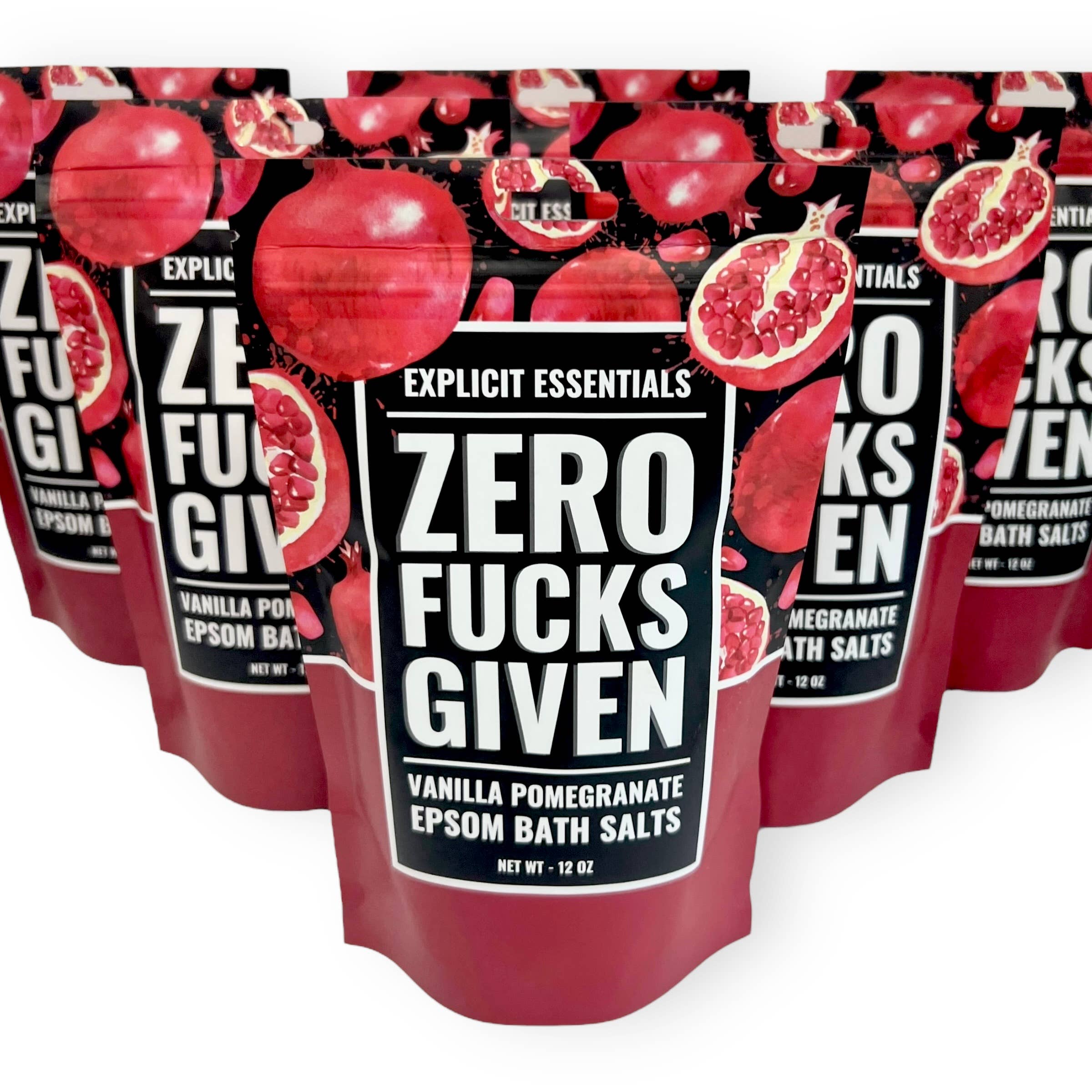 Explicit Essentials - Wholesale Bath Salts - Zero Fucks Given Bath Salts 12oz Bag3