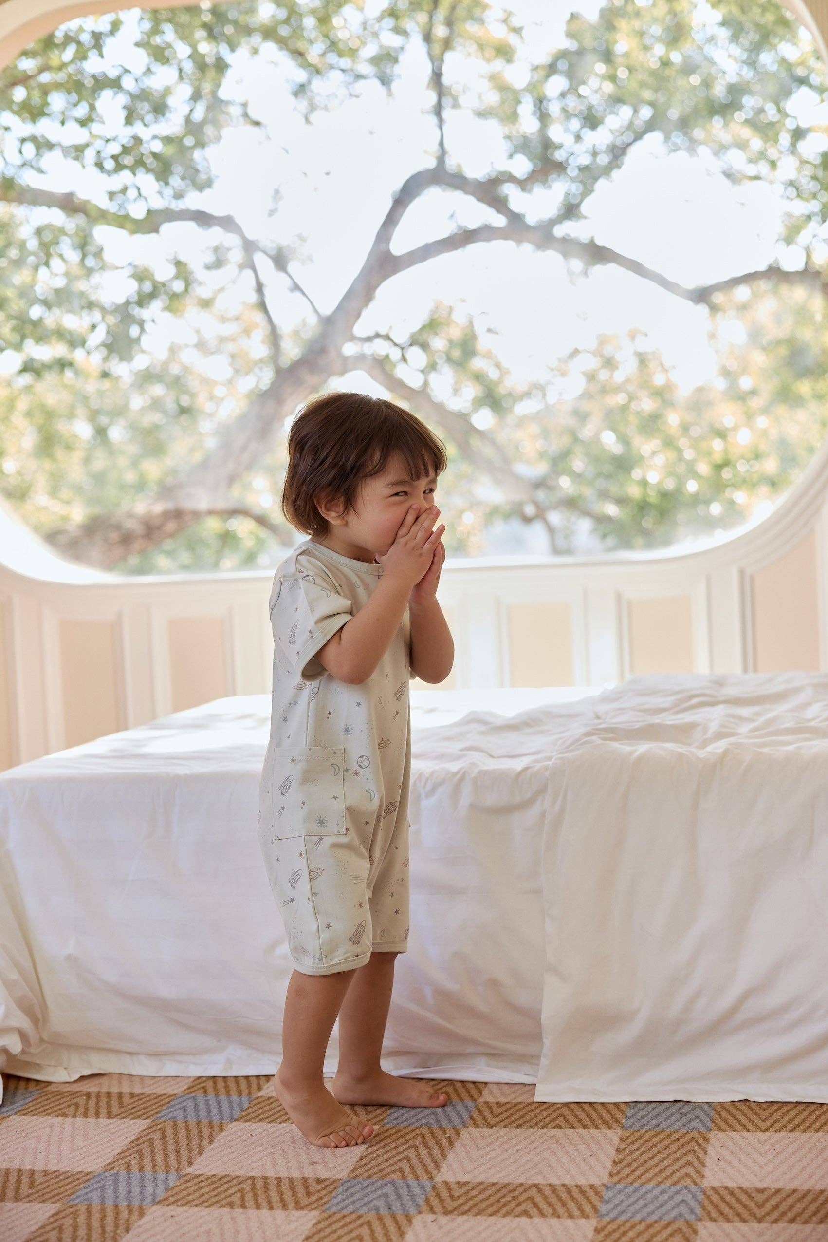 Norsu Organic – wholesale Jumpsuit – Baby – Baby Organic Bamboo Romper-Space2