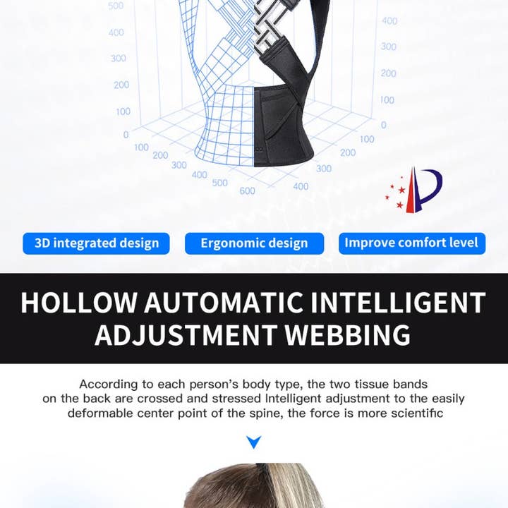 VIGOR - Wholesale Fitnessapparatuur - Houdingscorrector voor rug-, schouder- en rugondersteuning voor dames en heren18