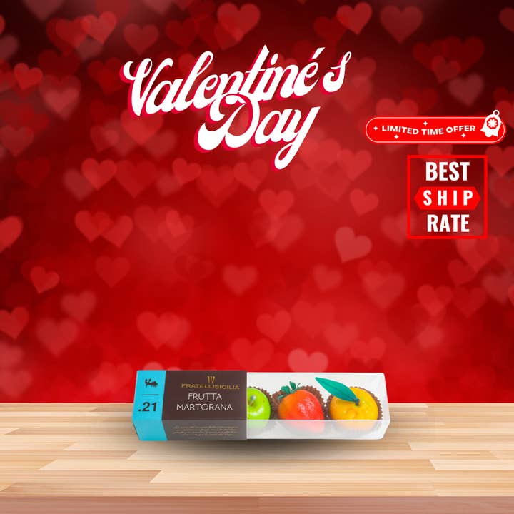 Fratelli Sicilia Marzipan Fruit 5.29 oz (150gr) for wholesale by Casacella Foods