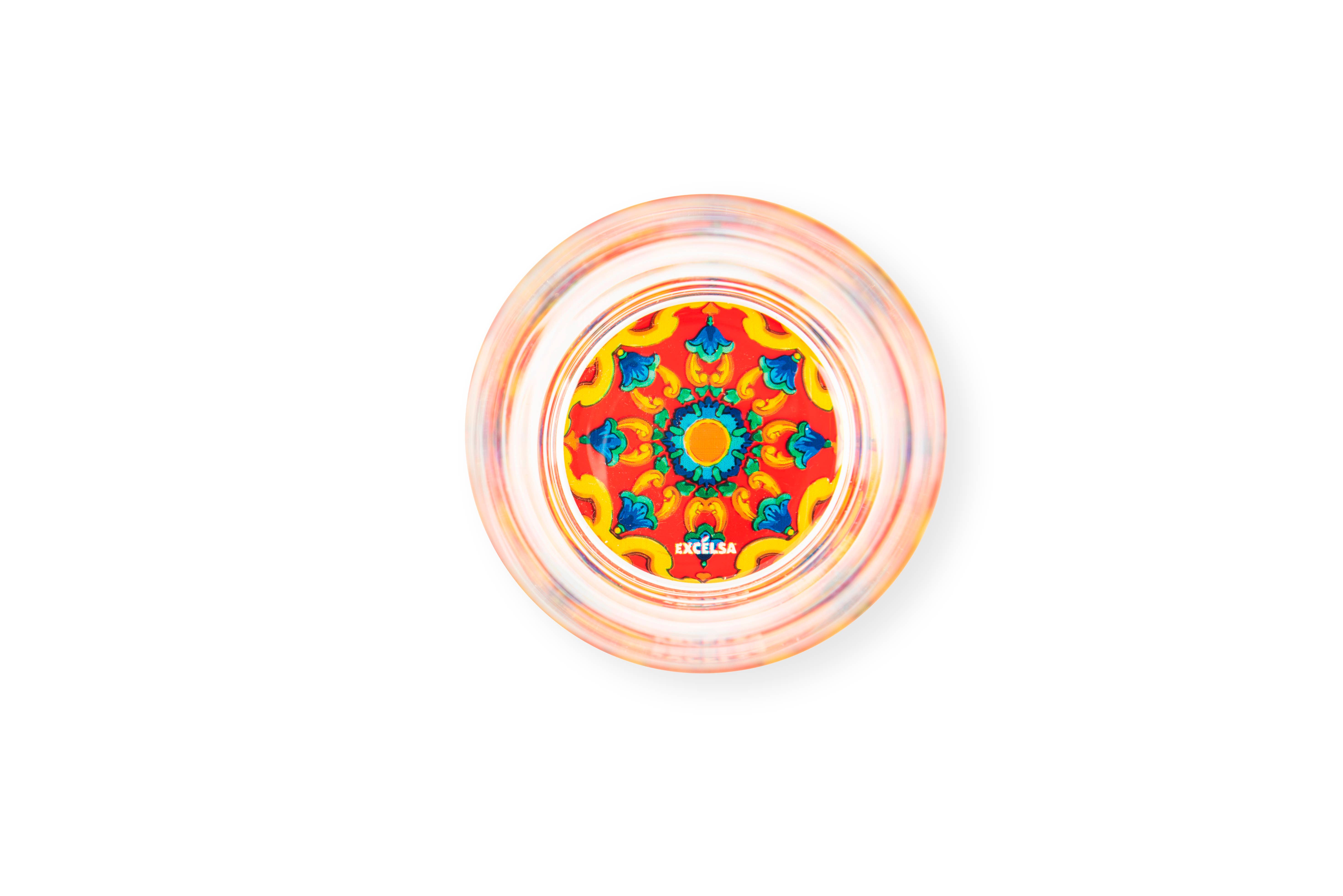 multicolor Set de 6 vasos Trinacria de 34 cl de venta al por mayor en Faire3