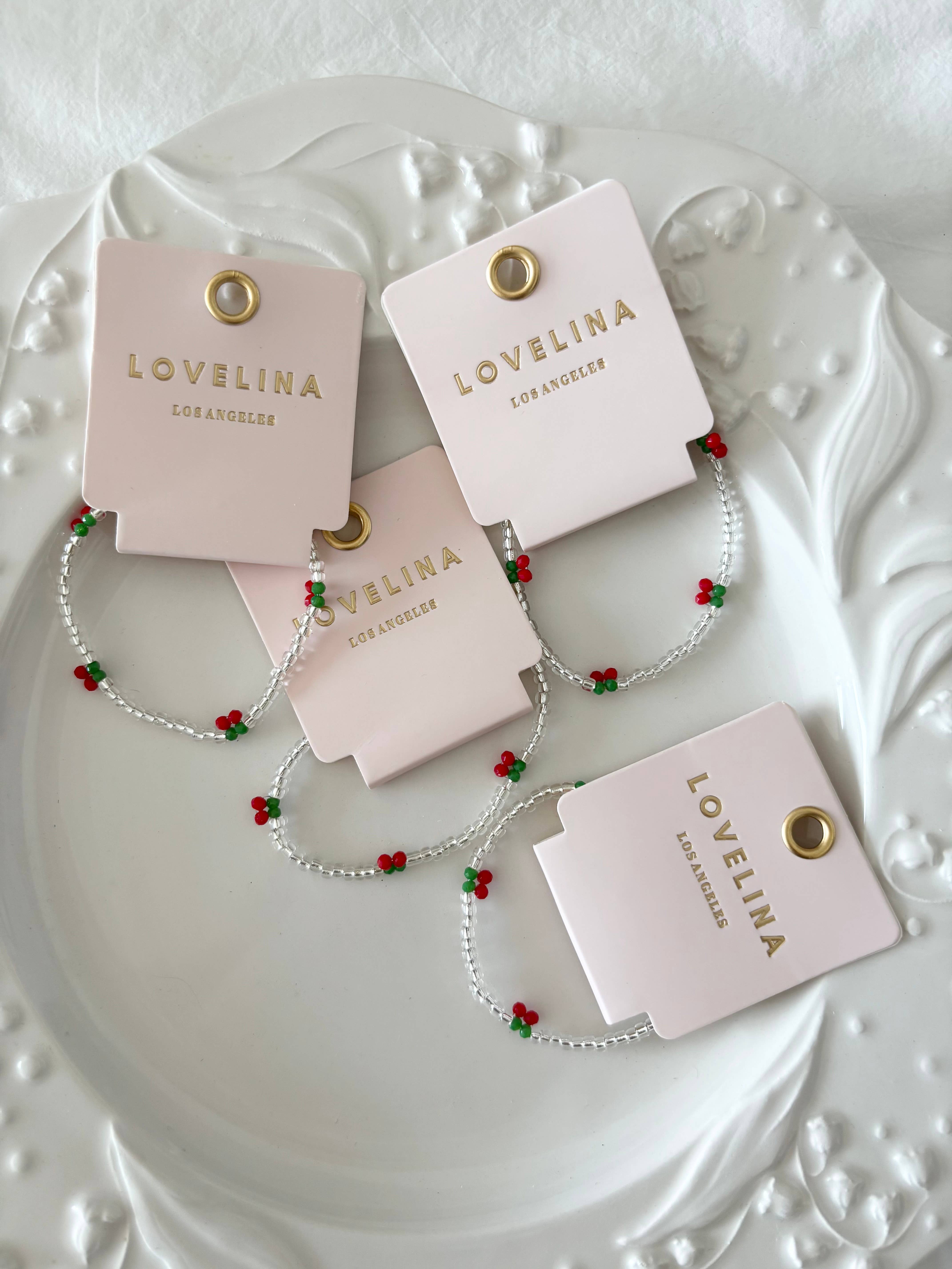 LoveLina β wholesale Beaded bracelet β Cherry Y2K Vibe Bracelet (ECAVA)