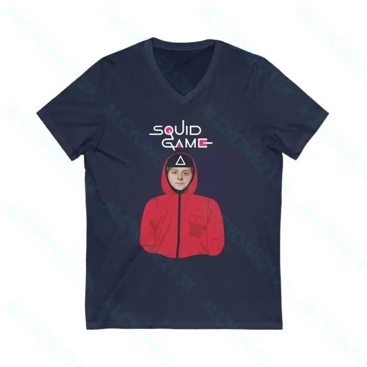 Lewis Capaldi Unisex Jersey Short Sleeve V-Neck Tee for wholesale by Alcyone213k