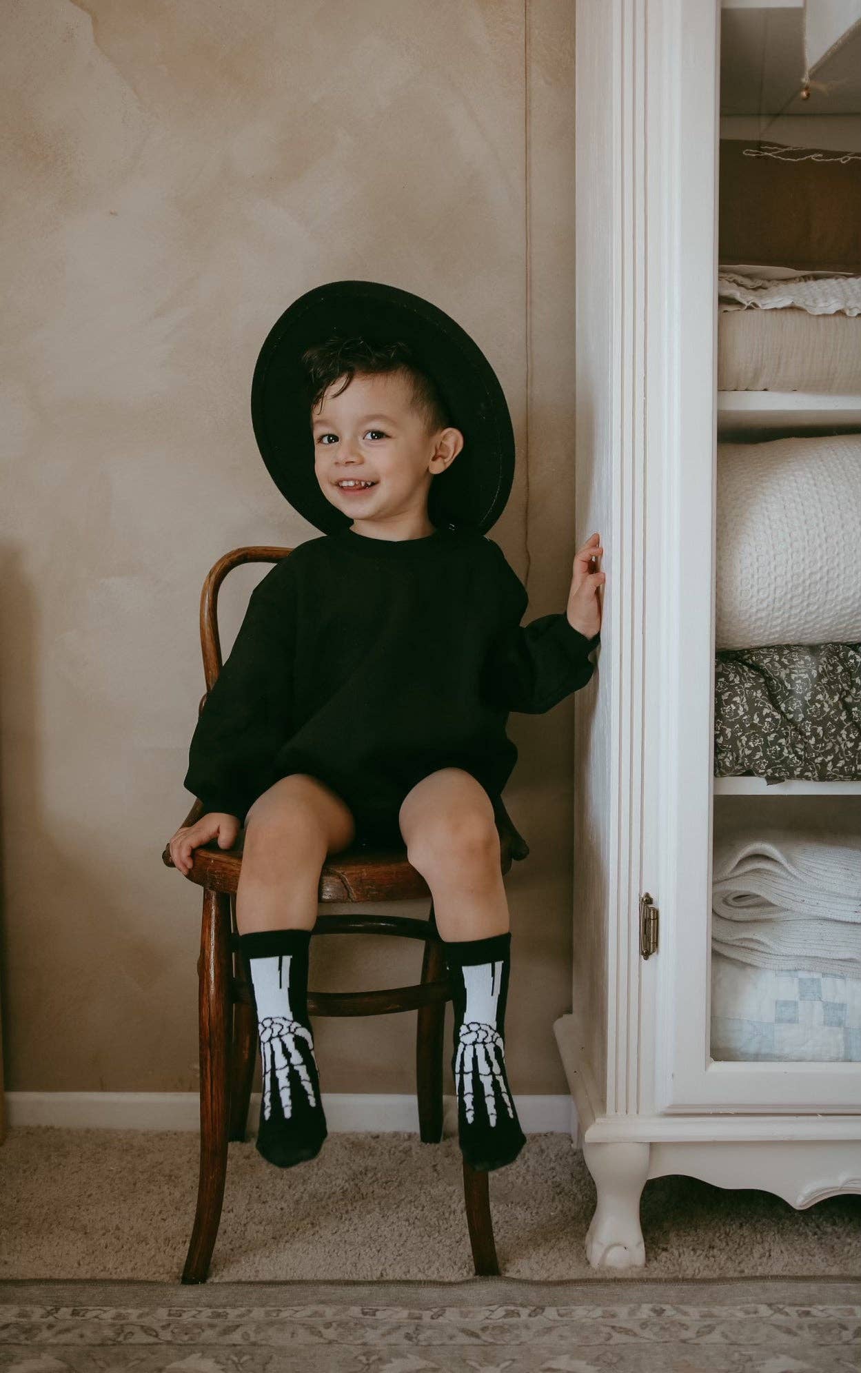 Aziel & Luca - Wholesale Rompertje - Baby - Sweatshirt bubble romper met fleece voering5