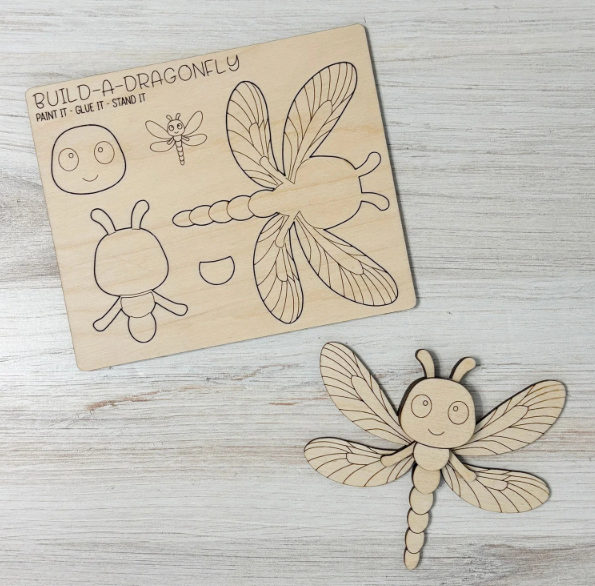 Pheasant & Needham Home Decor & Crafts - Wholesale DIY Craft Kit - DIY Dragonfly Magnet Kit CRAFT KIT BUGS1