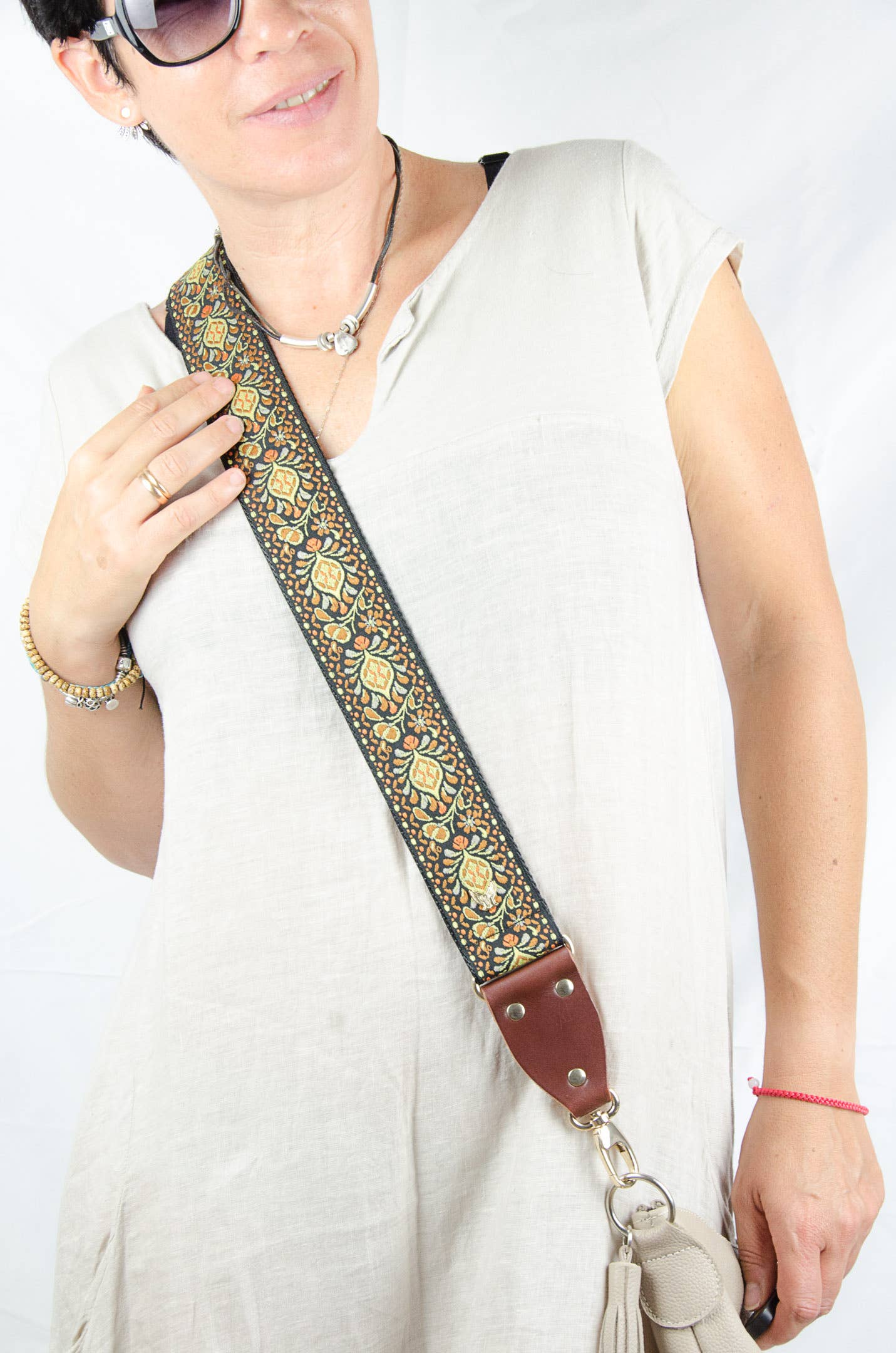 Maria's Valley - Venta al por mayor Correa de bolso - Mujer - Correa para bolso Freya amarilla, bolso no incluido0