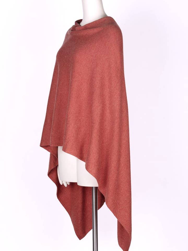 Dolma – Engroshandel Poncho - Dame – Cashmere Poncho Spice8