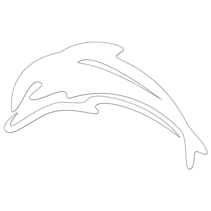 Delfin jern på HTV Transfer for engroshandel hos WinsterCreations™