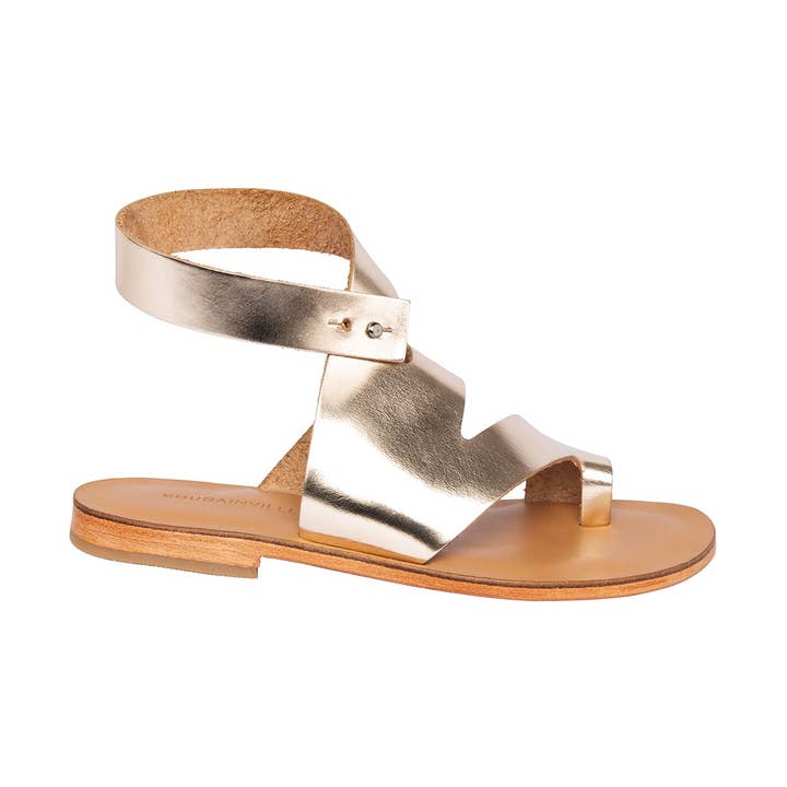 Vera Sandal -Gold for wholesale by BOUGAINVILLEAS SANDALS