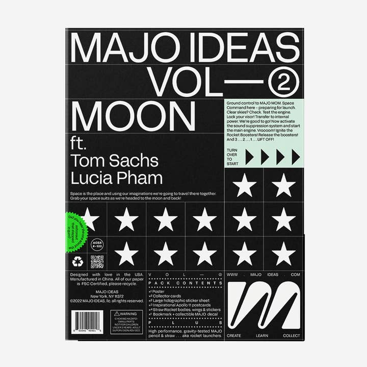 MAJO IDEAS - Wholesale Art Set - Kids & Baby - VOL ② — MOON Sticker Based Art Pack