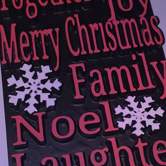 Christmas plaque for wholesale by Cosmic Creations