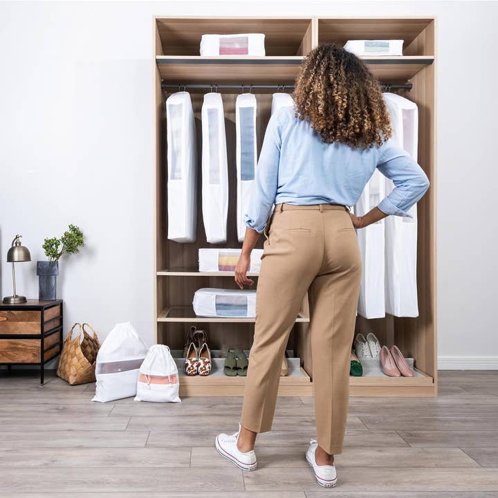 Hayden Hill London – wholesale Garment bag – unisex – Luxury Organic Cotton Garment Storage Bag - Long 58 Inch8