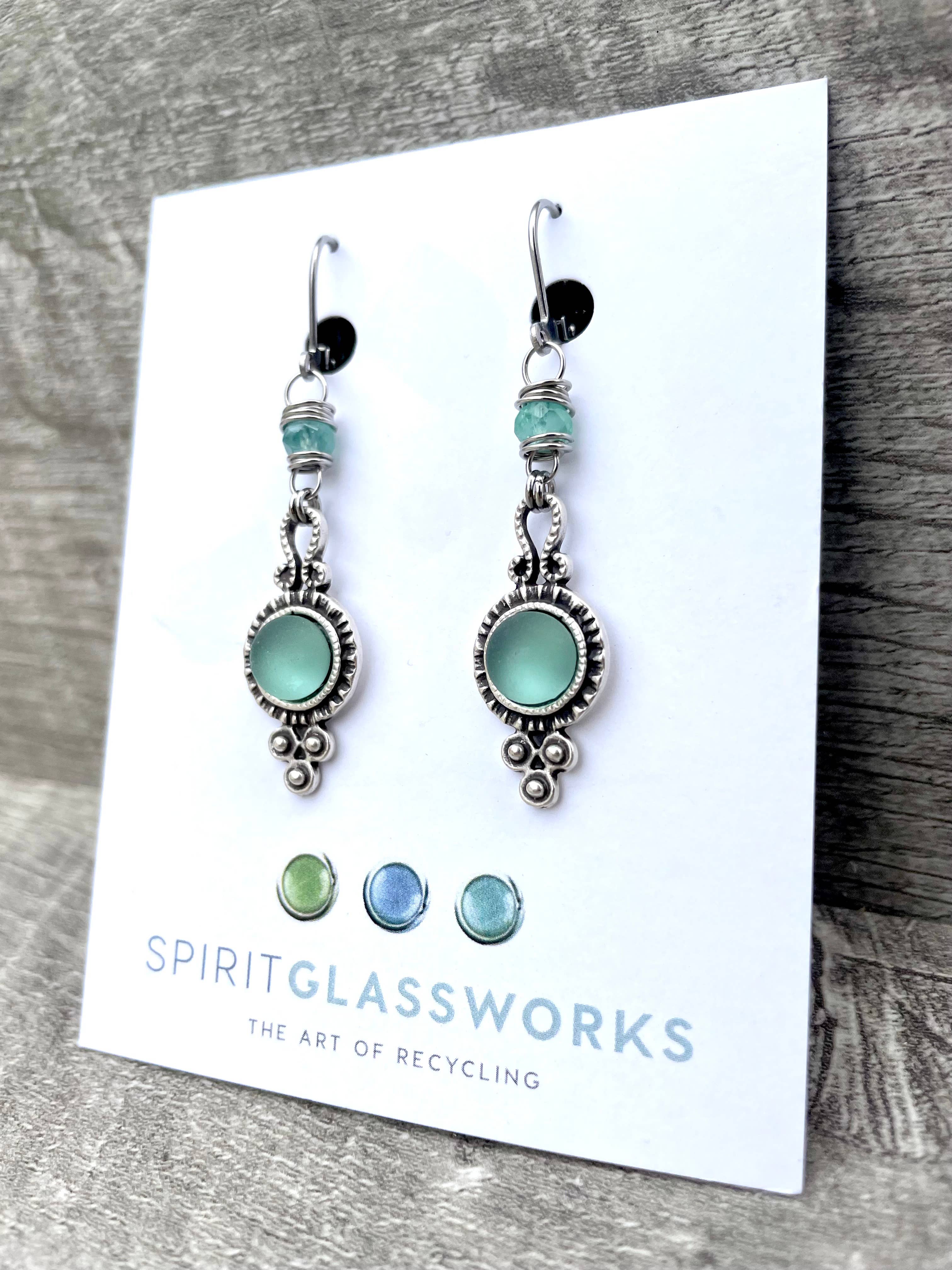 Spirit Glassworks - Wholesale Dangle Earrings - Antique Earrings Silver8
