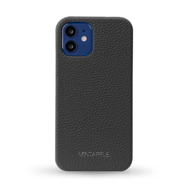 iPhone 12 | Étui en cuir pleine fleur pour la vente par MINTAPPLE.