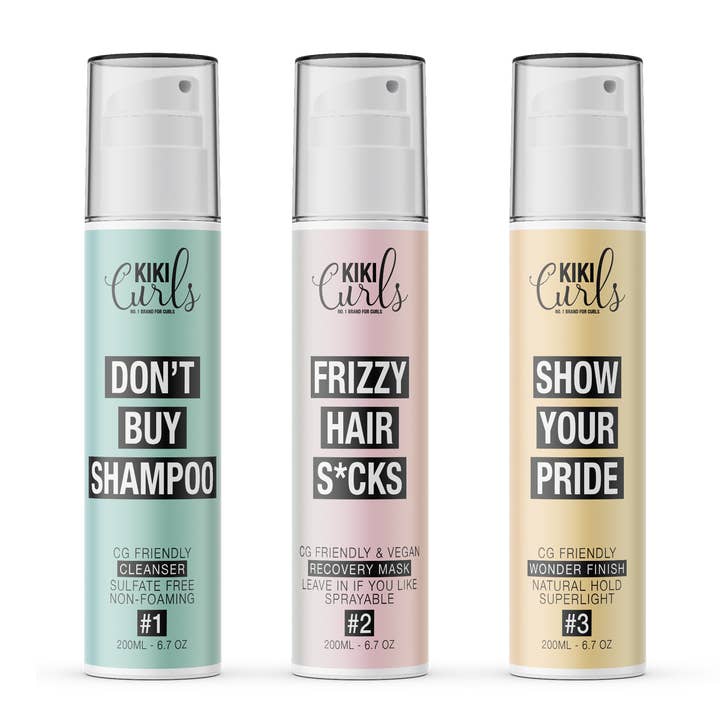 HairBRNDS - Wholesale Shampoo - Kiki Curls Heaven in a Box 3x200ml3