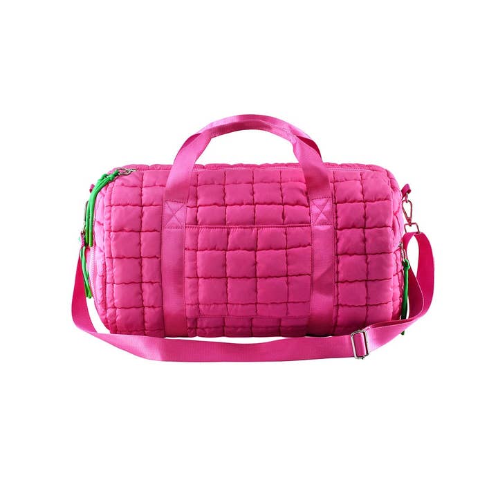 MiMi Wholesale - Wholesale Weekender Bag - Women's - QP774 Quilted Puffer Weekender/Duffel Bag19