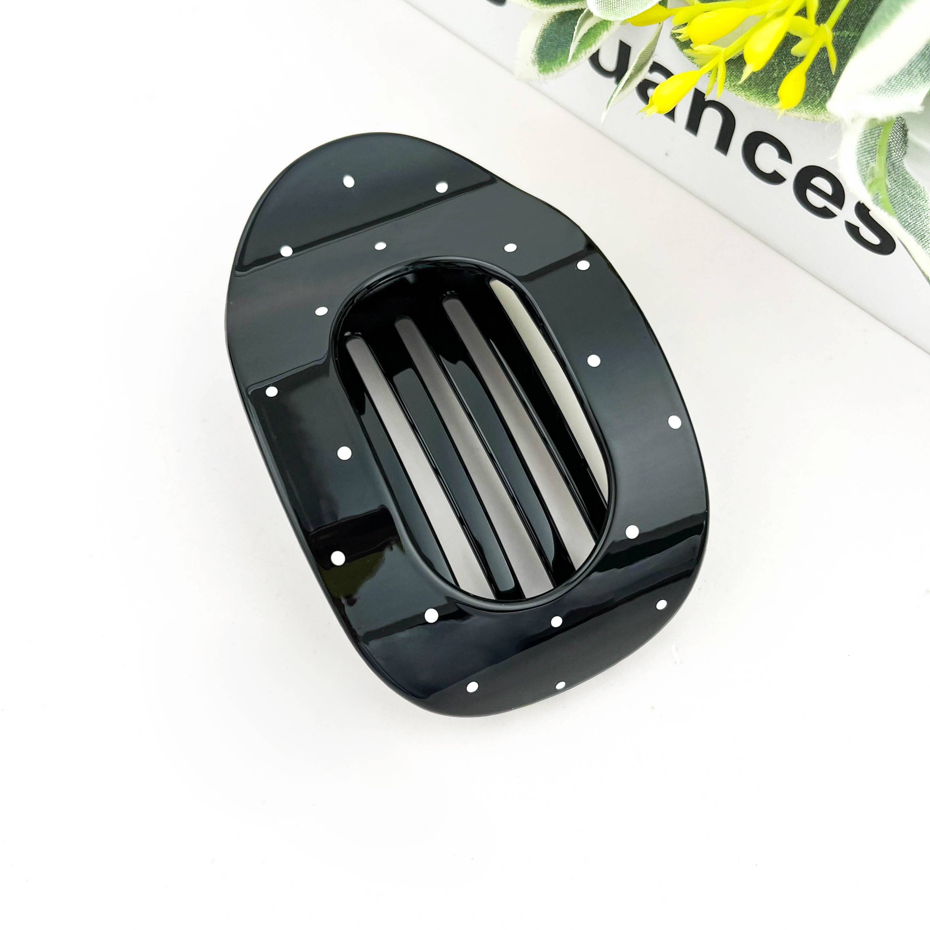 TheDivaSoap - Wholesale Hair Clip - Women's - Polka Dot Solid Color Flat Clip3