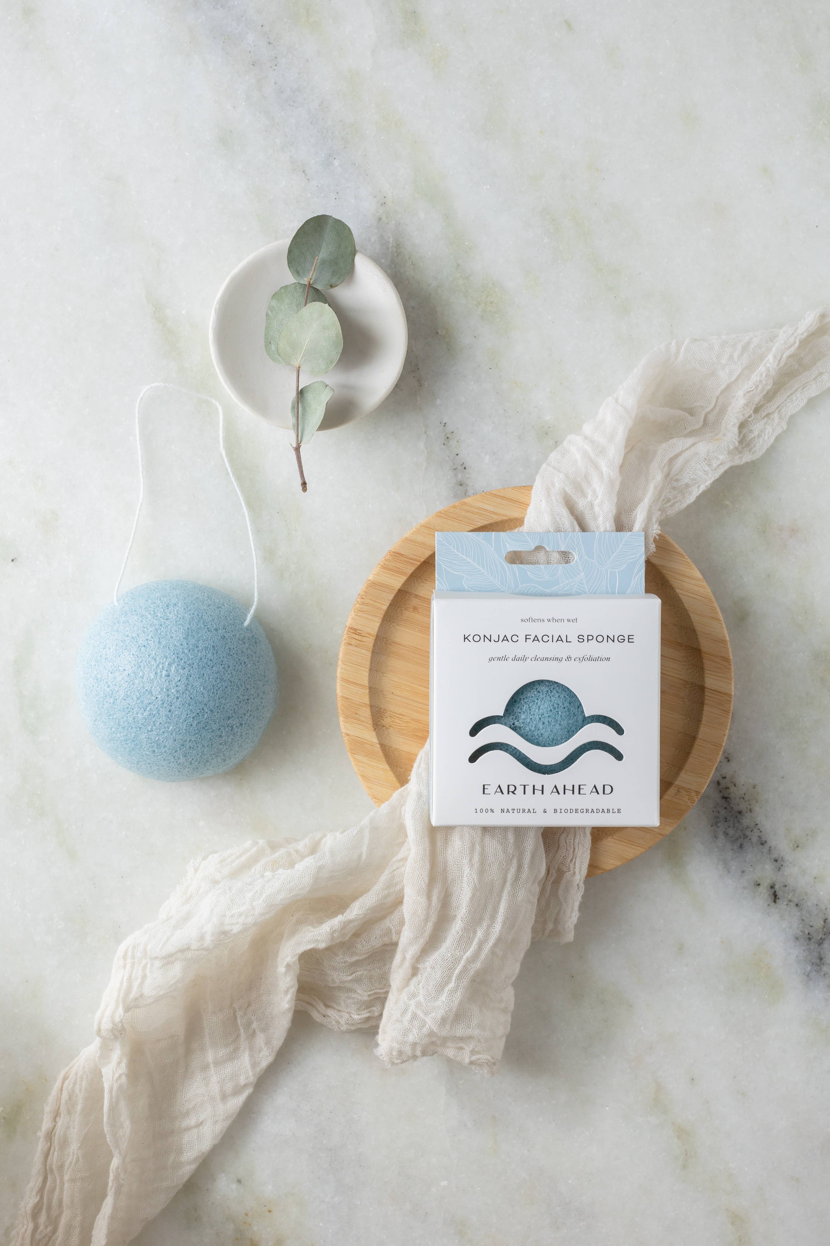 Earth Ahead - Wholesale Facial Cleanser - Natural Konjac Facial Sponge – Gentle Daily Cleanse2