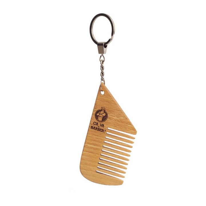 CA VA BARBER - Wholesale Beard Brush/Comb - Beard comb keychain