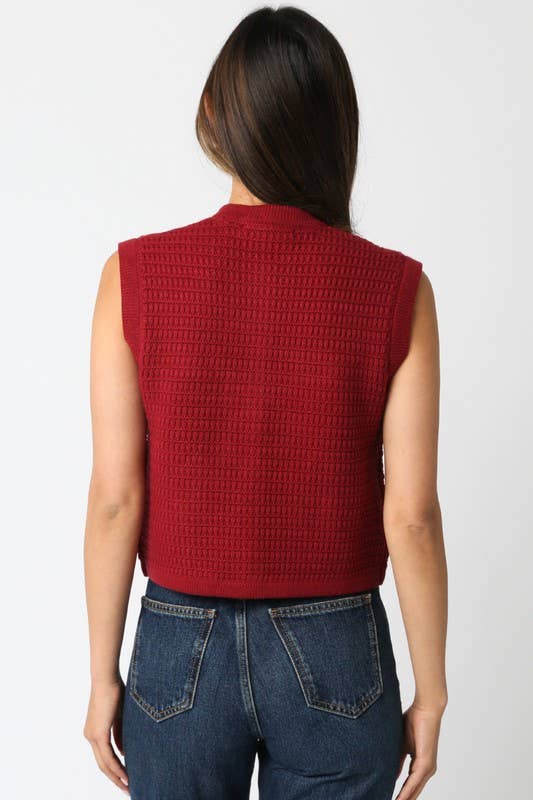 Olivaceous - Wholesale Knit Top - Women's - Selena Button Knit Top15