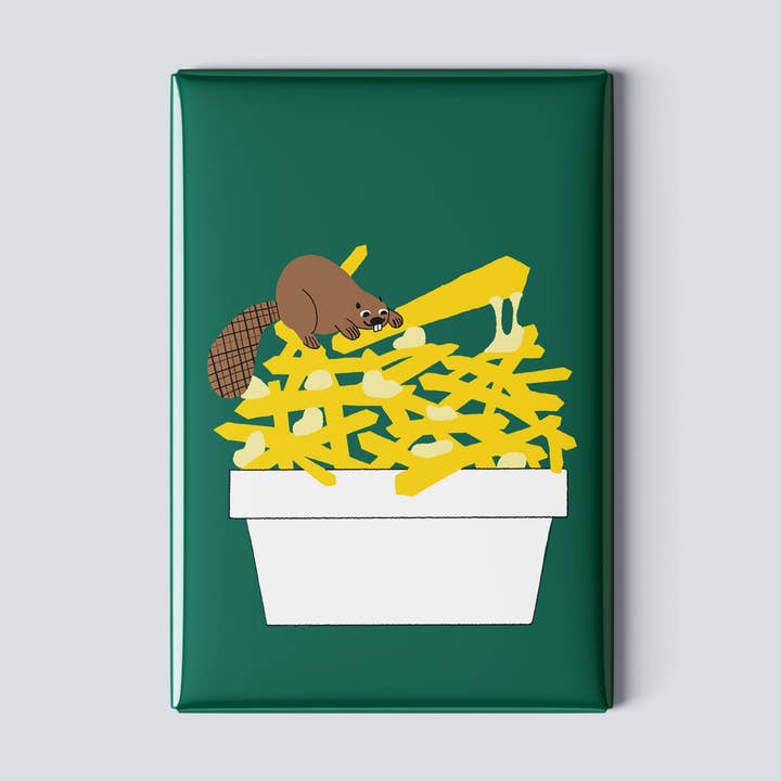 Magnet - Bäver och poutine för wholesale av Studio Toute