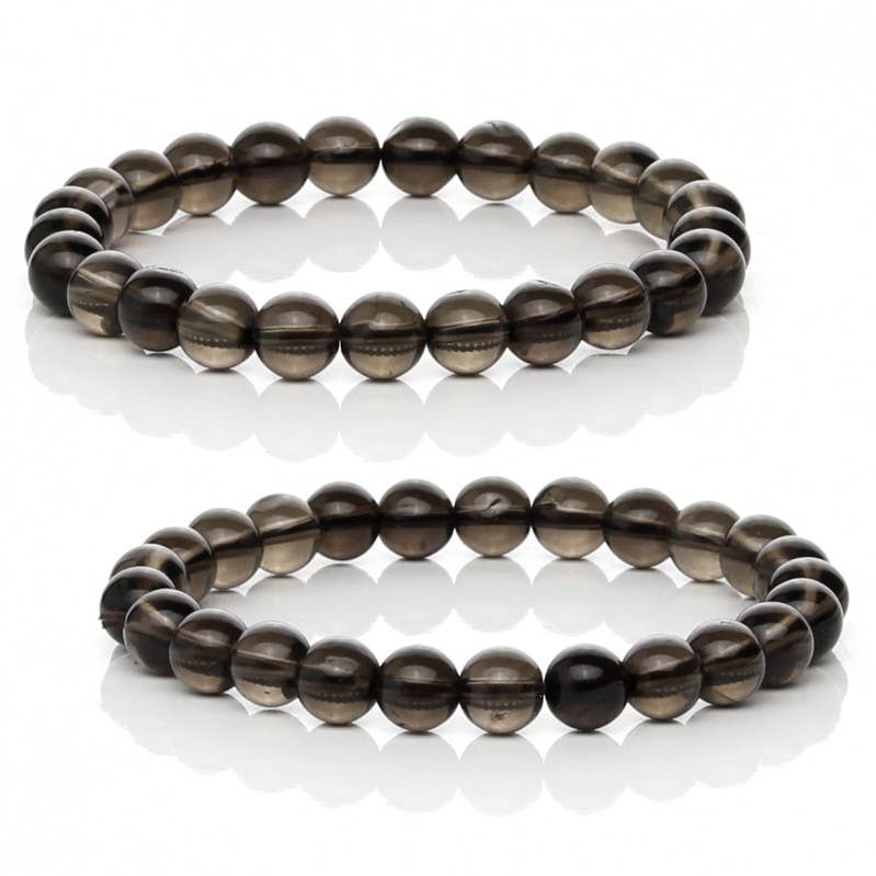 UniArt – Großhandel Manschettenarmband – Rauchquarzarmband3