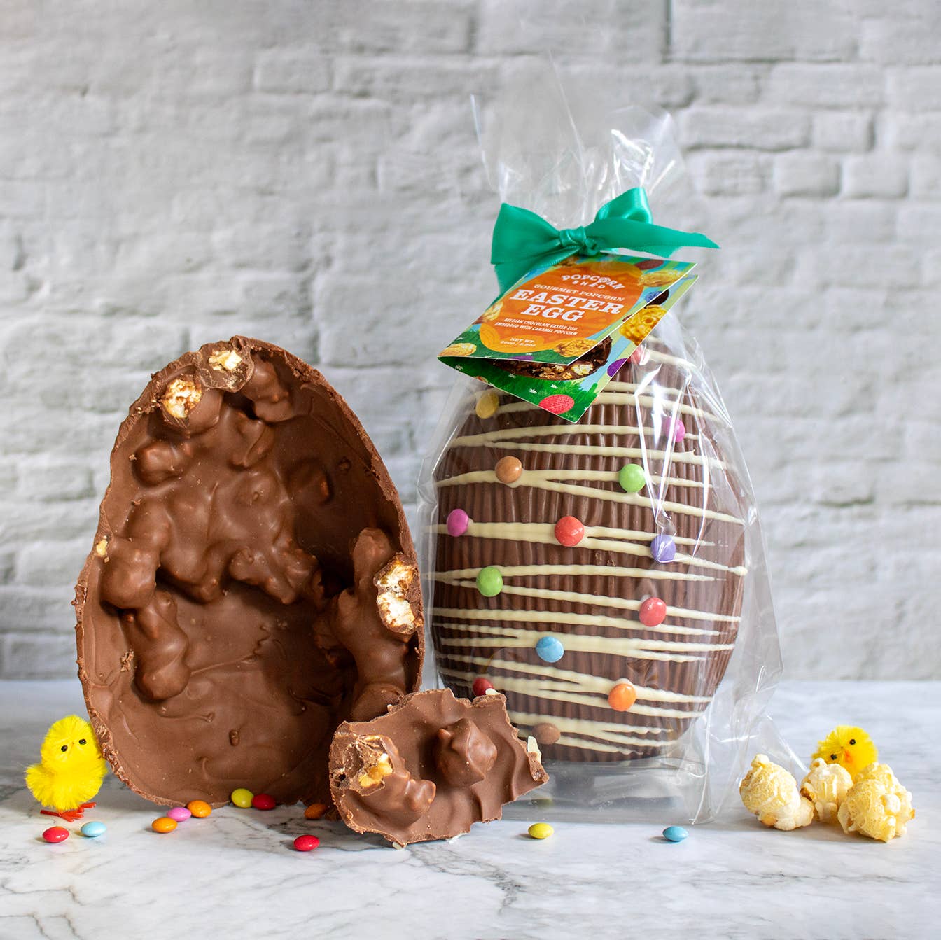 Popcorn Shed - Wholesale Chocolate Covered Sweets - Chocolate Popcorn Easter Egg0