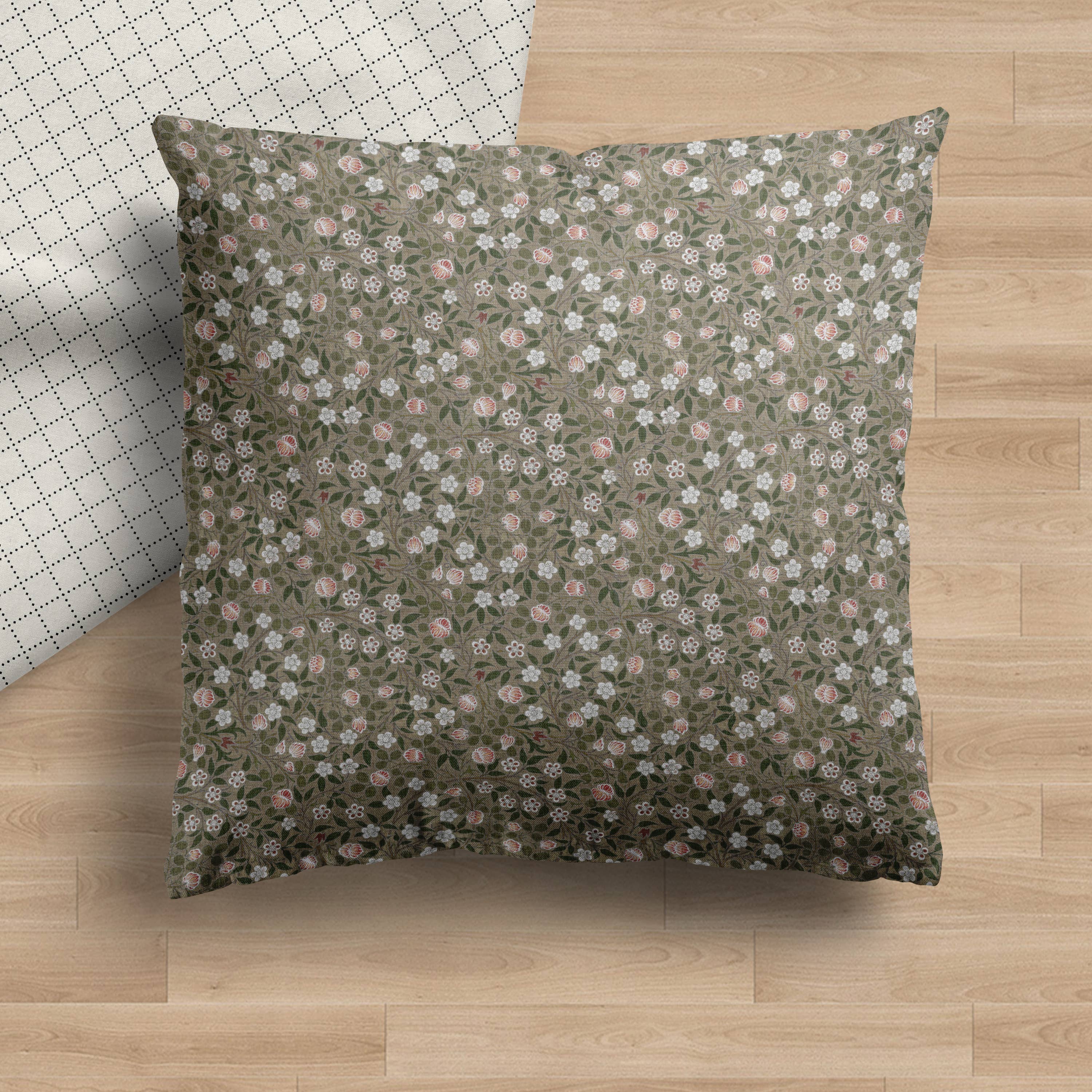Wholesale Ivy Pillow Cover Green Vintage Floral Throw for your store