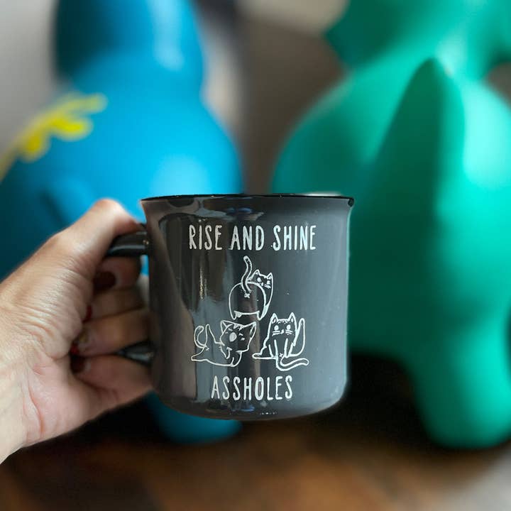 The MAD Mugs – Großhandel Kaffeebecher – Rise & Shine | Wakey Wakey | Steh auf | Kein Morgenmensch1