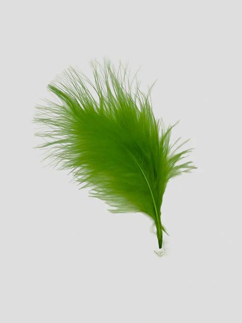 Marabou 12-15 cm Lysegrøn for engroshandel hos Enkels Feathers