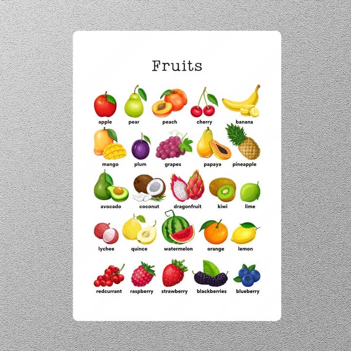 Fruits Education Aufkleber für den Großhandel von GraffMerch.com