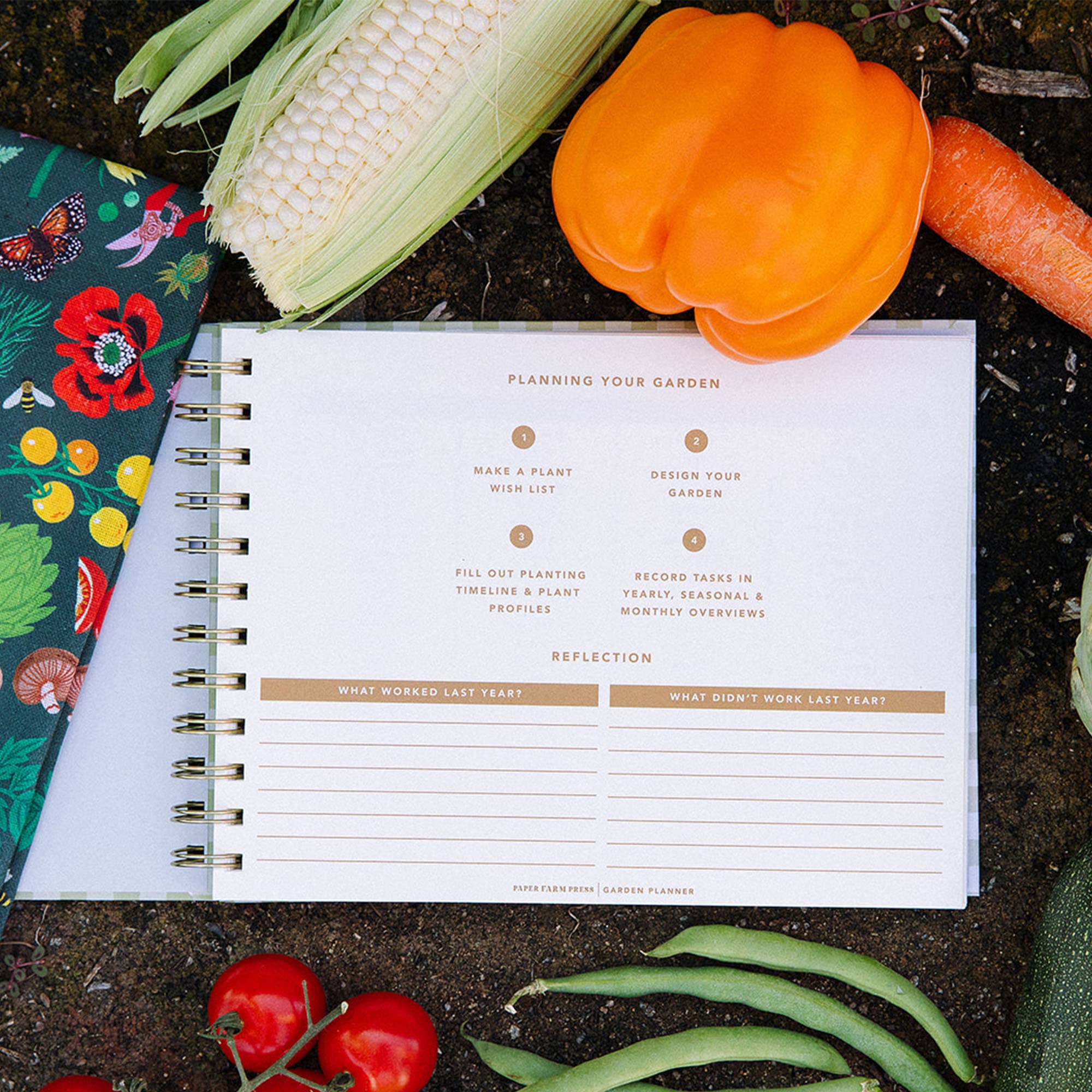 Paper Farm Press - Wholesale Planner - Life On The Homestead Garden Planner - Gingham6