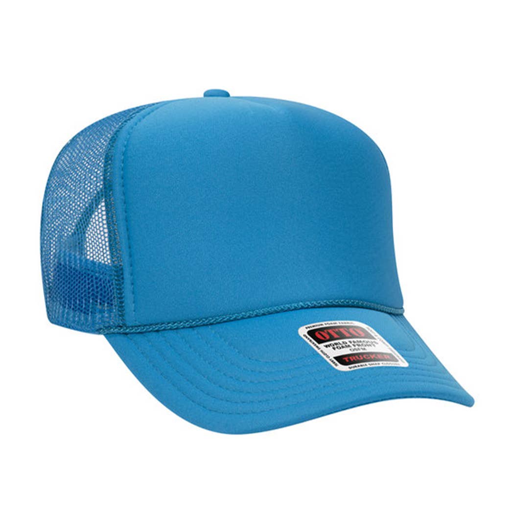 Fashion City - Wholesale Trucker Hat - Unisex - Solid Color OTTO 5-Panel Foam Mesh Back Trucker Hat63
