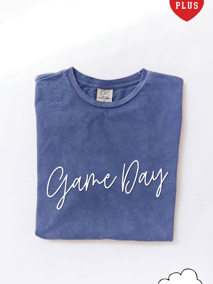 GAME DAY PUFF Print Plus Mineral Grafisk Top for engroshandel hos OAT COLLECTIVE