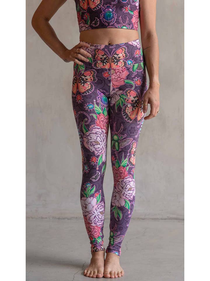 Eagle Rock Werkshop® - Wholesale Athletic/Lounge Leggings - Women's - Enchanted Garden Athleisure Leggings