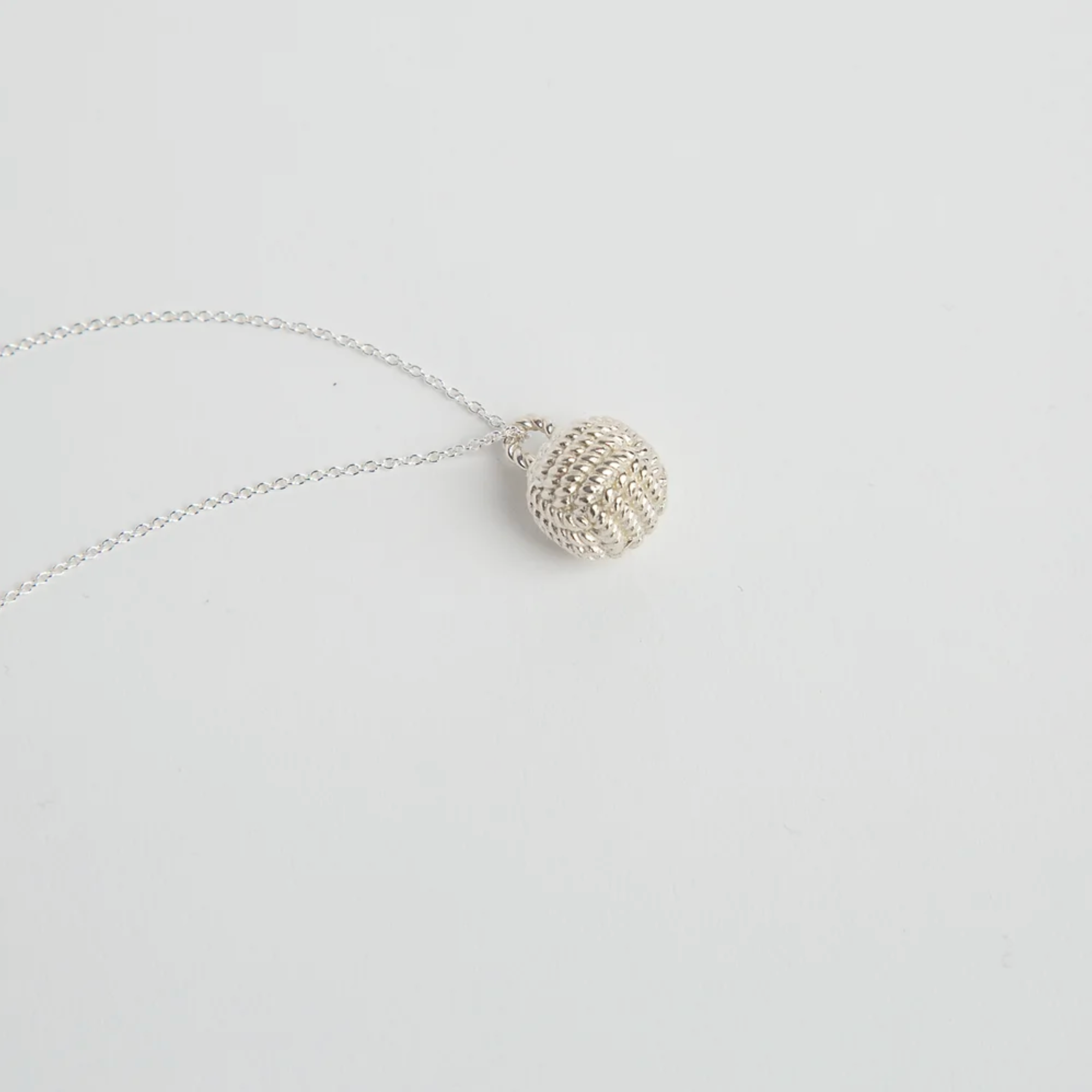 Patsy Kane | Nautical - Wholesale Pendant/Charm Necklace - Monkey Fist Pendant Sterling Silver4