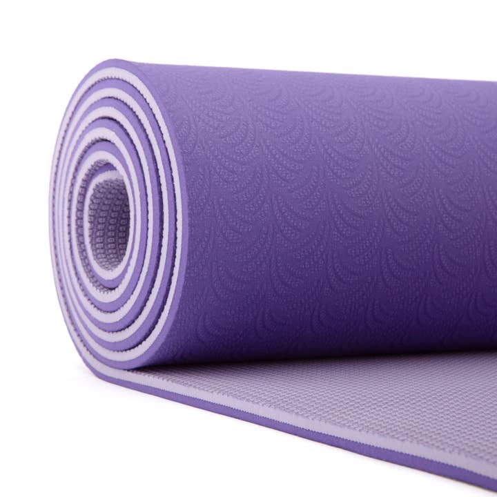 Bodynova - Wholesale Yoga Mat - Lotus Pro TPE yoga mat yellow/light grey