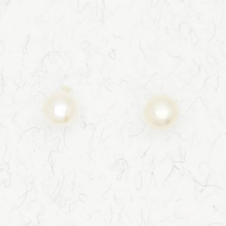 Nirvana LLC - Wholesale Stud/Post Earrings - Sterling Silver Ear Studs - Cultured Pearl
