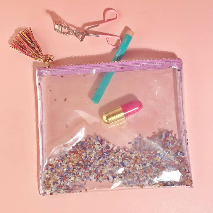 Sow the Magic - Wholesale Makeup/Cosmetic Bag - Chakra Energy Gemstone Cosmetic Bag5