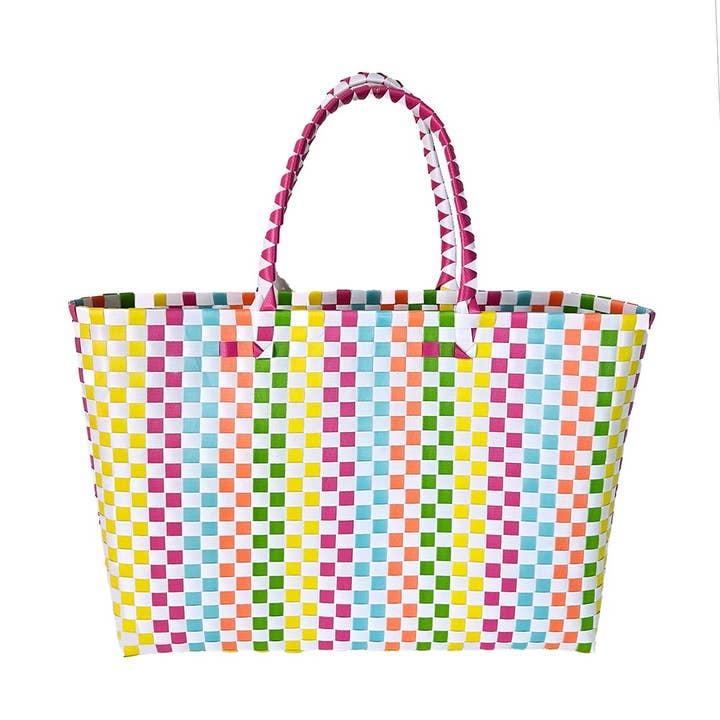 Sensibling Corp. – wholesale Tote bag – Women's – Basket Weave Oversized Tote Bag / Shoulder Bag