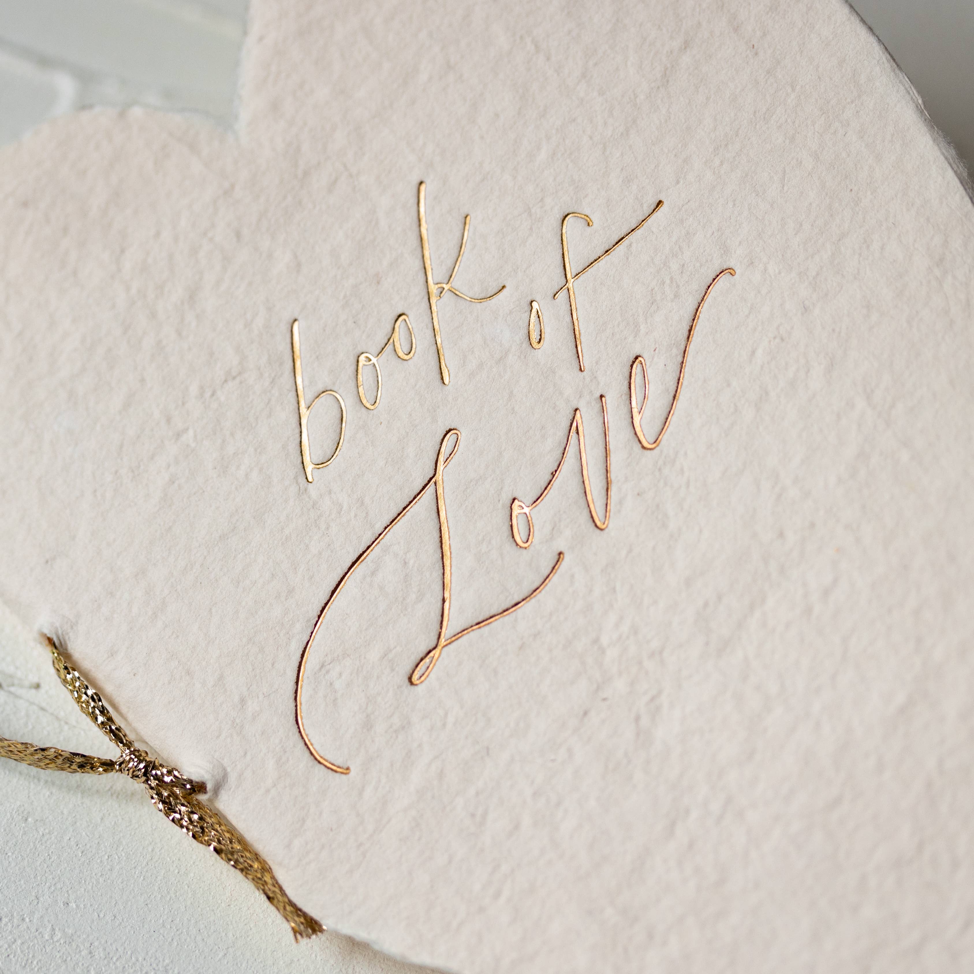 Oblation Papers & Press - Wholesale Journal/Diary - Book of Love Handmade Paper Letterpress Calligraphy Book1