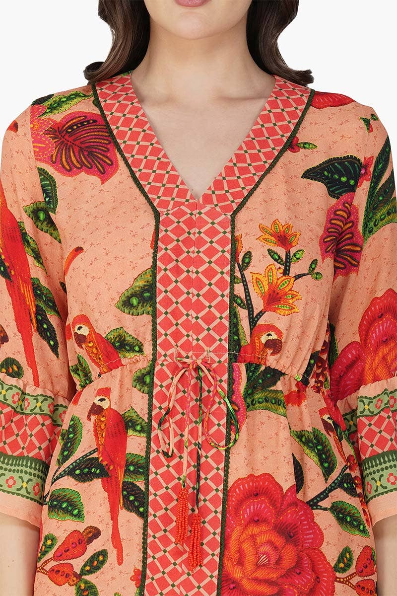 America & Beyond - Vendita all'ingrosso Vestito - Donna - Set di 6 Abiti Corti Coral Blossom (S,M,L)4