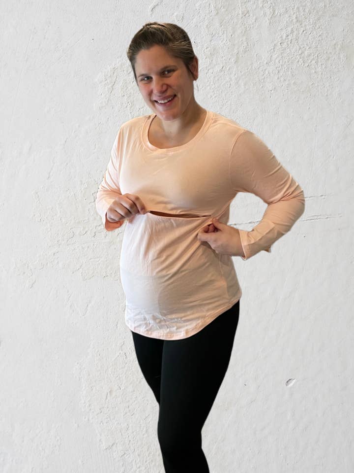 Classic Long Sleeve T-Shirt for wholesale by Bond Embrace Nourish,LLC