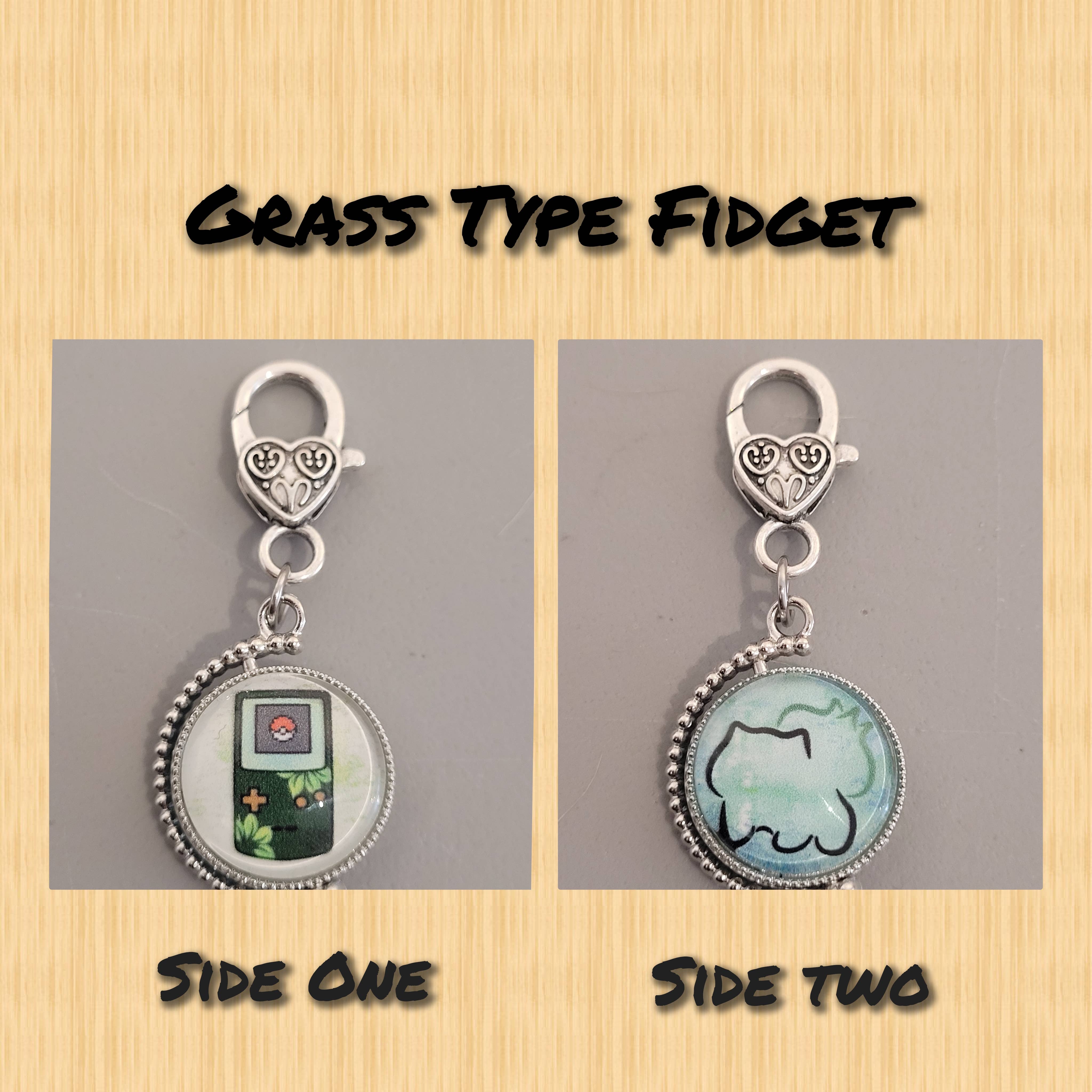 Con-Quest Crafts – wholesale Keychain – Unisex – Gaming Inspired Fidget Charms double-sided  keychain2