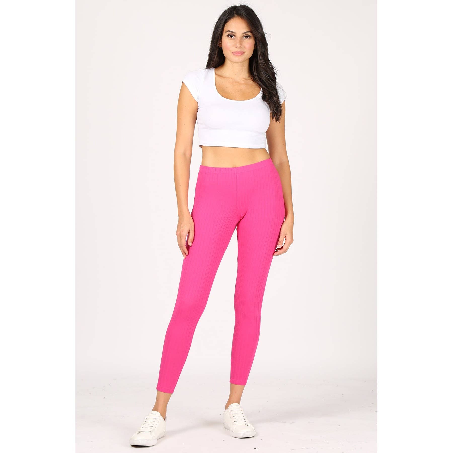 UP CLOTHING - Wholesale Athletic/Lounge Leggings - Women's - High-Waisted Ribbed Leggings0