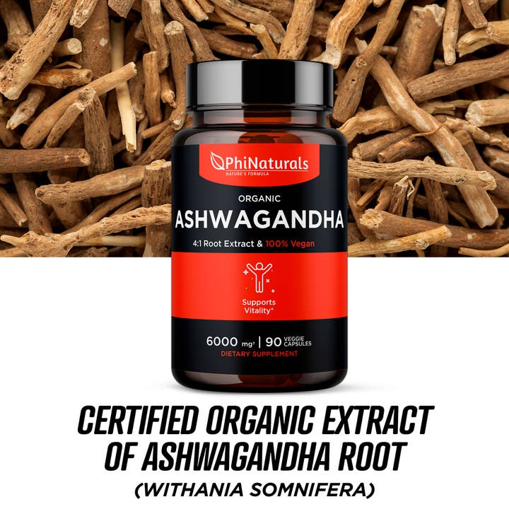 Excel Nutritionals LLC DBA Phi Naturals - Wholesale Oral Supplement/Vitamin - Ashwagandha Organic Herbal Supplement7